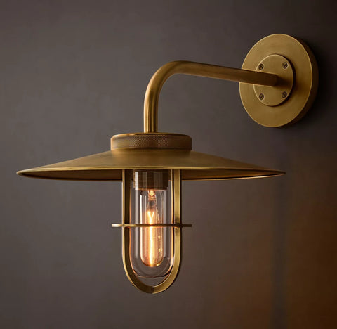 Utilitaire Barn Outdoor Sconce | Industrial Aluminum Wall Light