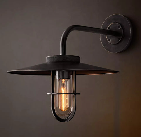 Utilitaire Barn Outdoor Sconce | Industrial Aluminum Wall Light