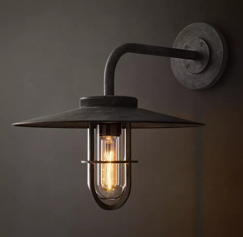 Utilitaire Barn Outdoor Sconce | Industrial Aluminum Wall Light