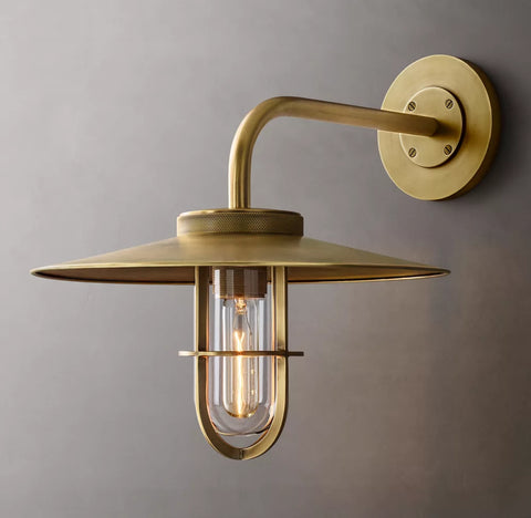 Utilitaire Barn Outdoor Sconce | Industrial Aluminum Wall Light