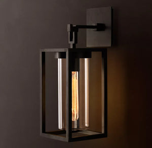 Pétrus Square Sconce | Luxury Brass & Glass Wall Light