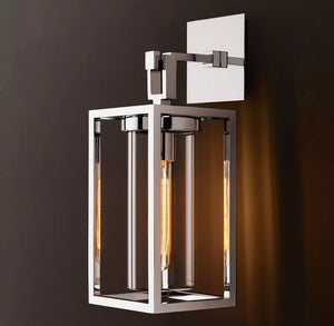 Pétrus Square Sconce | Luxury Brass & Glass Wall Light