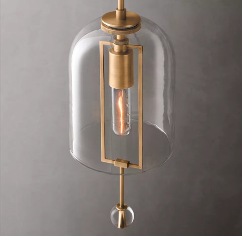 Fulcrum Sconce | Luxury Hand-Blown Glass & Brass Wall Light Indoor & Outdoor