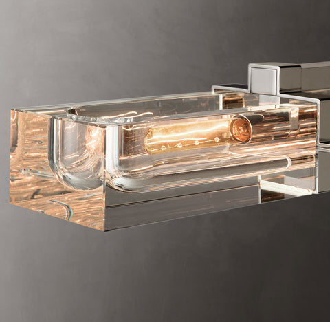 Savile 72" Brass & K9 Crystal Linear Chandelier | CIRC