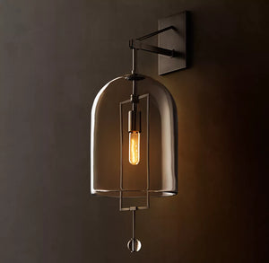 Fulcrum Grand Sconce | Luxury Hand-Blown Glass & Brass Wall Light