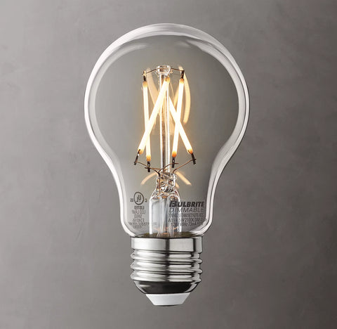 A19 Amber E26 Filament LED Bulb 4.5W