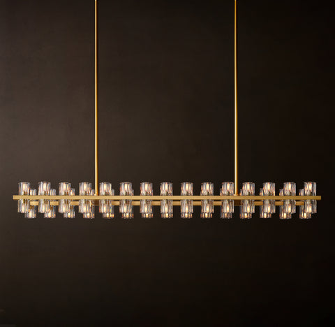 Arcachon LED Rectangular Chandelier 54"
