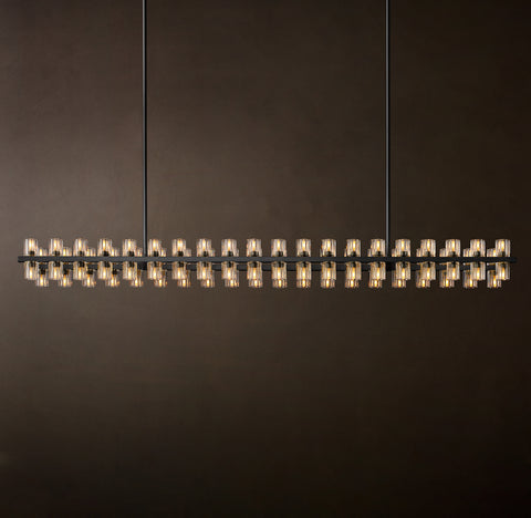 Arcachon LED Rectangular Chandelier 72"