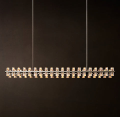Arcachon LED Rectangular Chandelier 72"