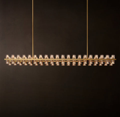 Arcachon LED Rectangular Chandelier 72"