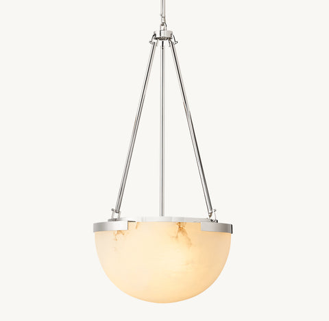 Melange Pendant Light – Brass & Alabaster Design