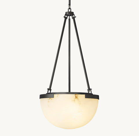 Melange Pendant Light – Brass & Alabaster Design