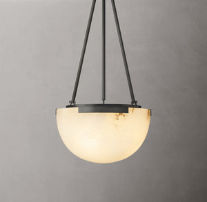 Melange Pendant Light – Brass & Alabaster Design