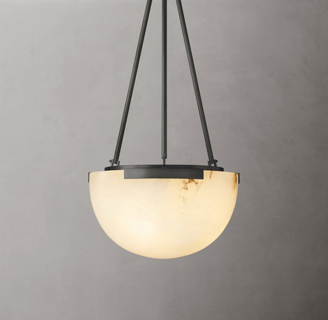 Melange Pendant Light – Brass & Alabaster Design