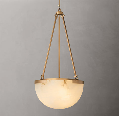 Melange Pendant Light – Brass & Alabaster Design