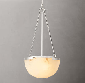 Melange Pendant Light – Brass & Alabaster Design