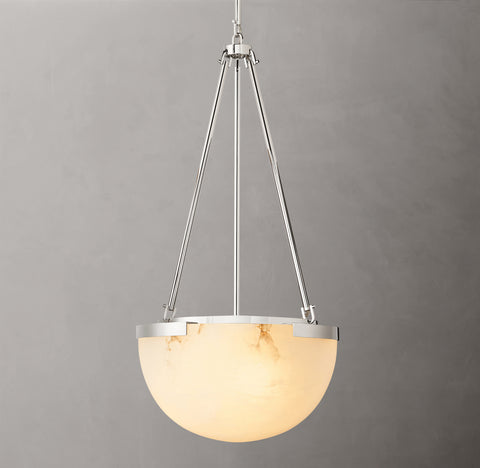 Melange Pendant Light – Brass & Alabaster Design