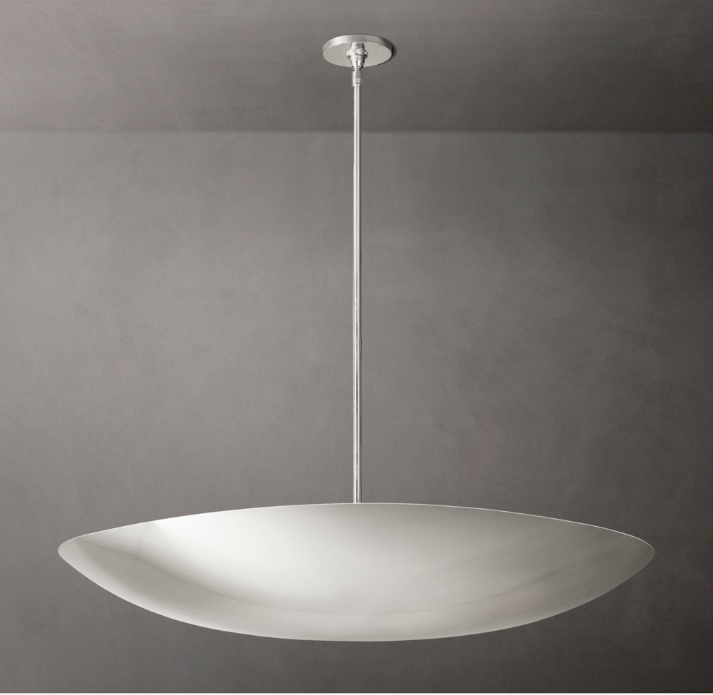 Italian Dish Pendant – Brass Ceiling Light