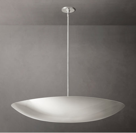 Italian Dish Pendant – Brass Ceiling Light