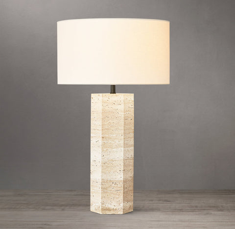 Sarezzo Hexagonal Table Lamp