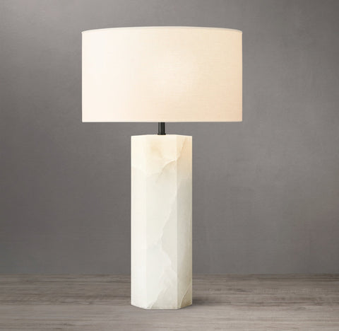 Sarezzo Hexagonal Table Lamp