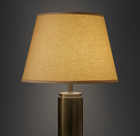 English-Barrel Linen Shade