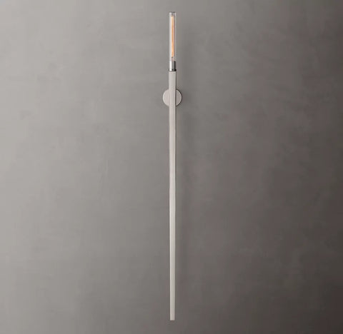 Cannele Torch Sconce | Luxury Brass & Glass Wall Light Indoor & Outdoor