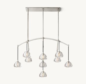 Hemisphere 54" Linear Chandelier | CIRC
