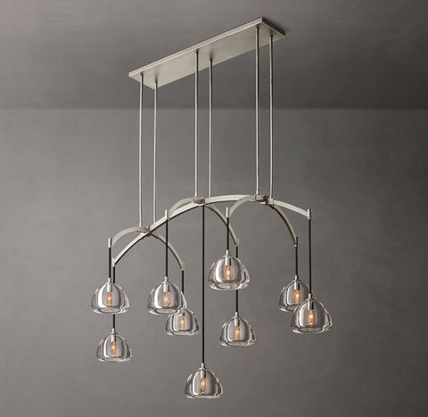 Hemisphere 54" Linear Chandelier | CIRC