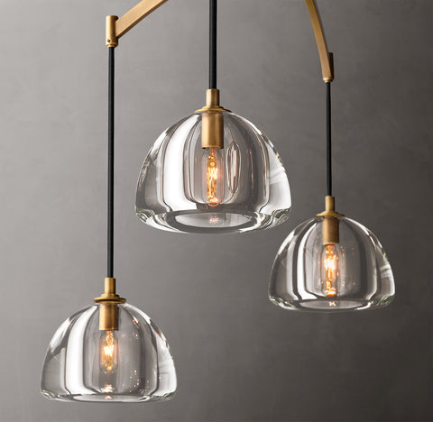 Hemisphere 54" Linear Chandelier | CIRC