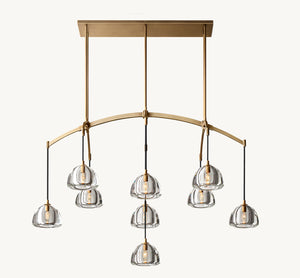 Hemisphere 54" Linear Chandelier | CIRC