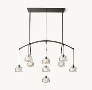 Hemisphere 54" Linear Chandelier | CIRC