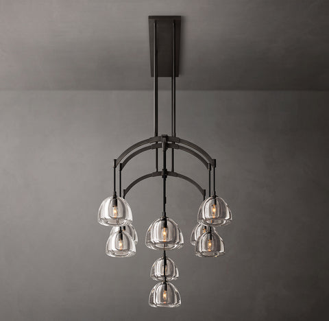 Hemisphere 54" Linear Chandelier | CIRC