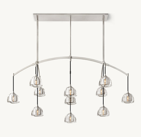 Hemisphere 72" Linear Chandelier | CIRC