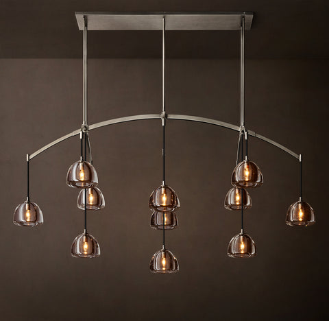 Hemisphere 54" Linear Chandelier | CIRC