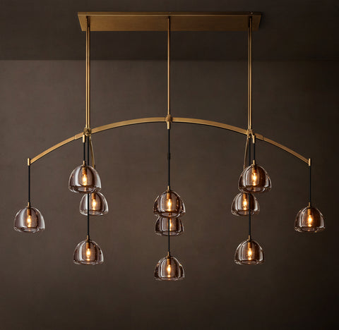 Hemisphere 72" Linear Chandelier | CIRC