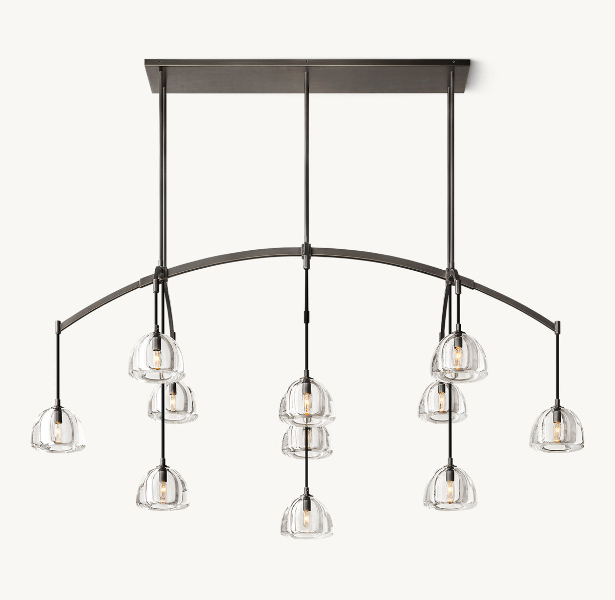 Hemisphere 72" Linear Chandelier | CIRC