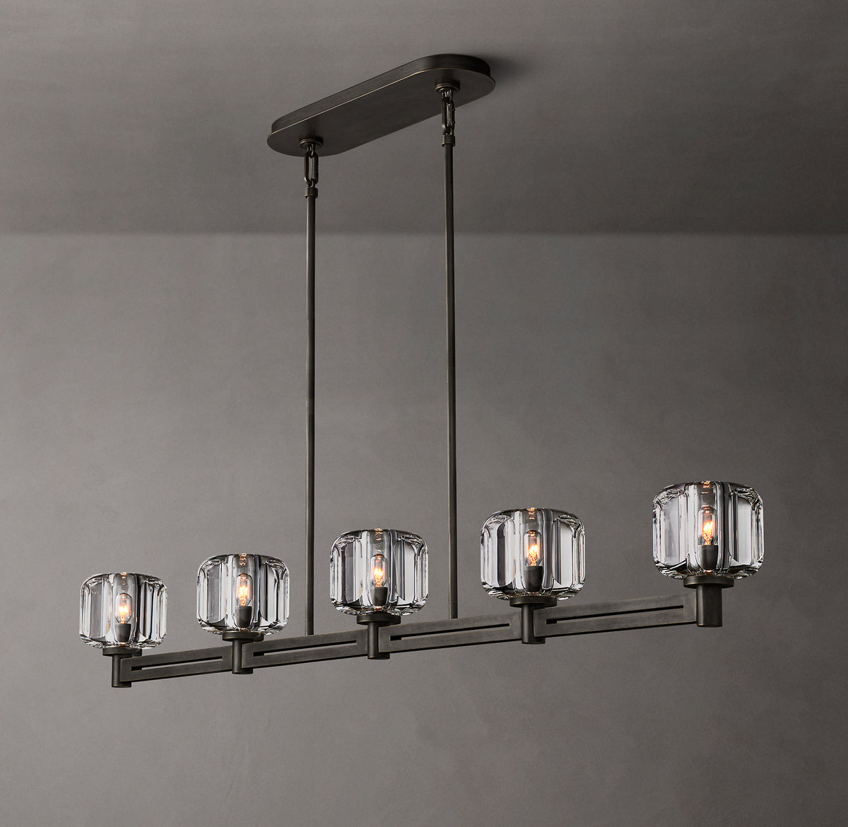 Demaret 54" Linear Chandelier | CIRC