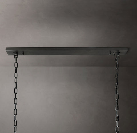 Harlow Calcite Rectangular Chandelier 74"