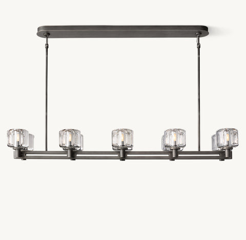 Demaret Double 54" Linear Chandelier | CIRC