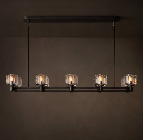Demaret Double 54" Linear Chandelier | CIRC