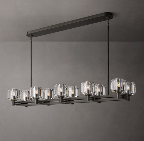 Demaret Double 54" Linear Chandelier | CIRC