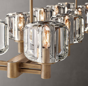 Demaret Double 54" Linear Chandelier | CIRC