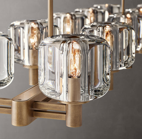 Demaret Double 54" Linear Chandelier | CIRC