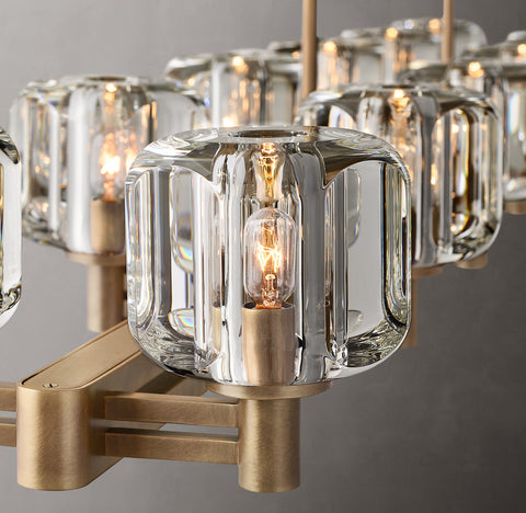 Demaret Double 72" Linear Chandelier | CIRC