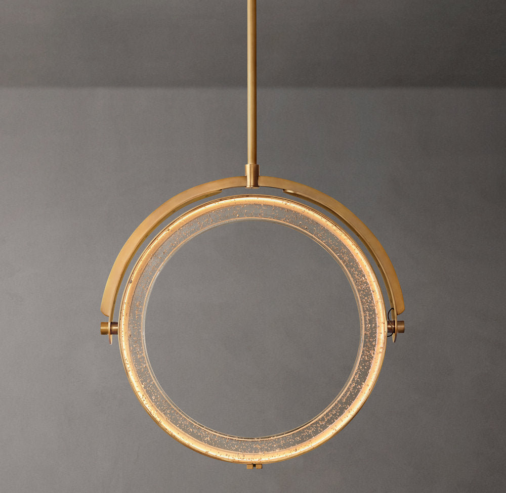 Olympic Pendant – Modern Steel & Glass LED Light