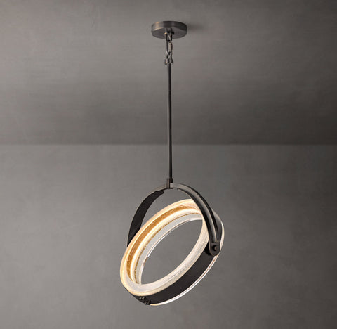 Olympic Pendant – Modern Steel & Glass LED Light