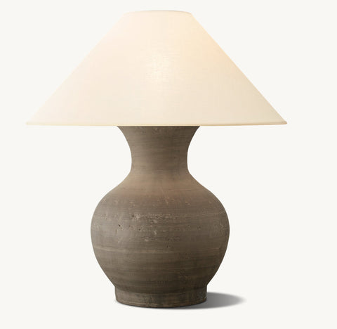 Antique Shanxi Tall Table Lamp