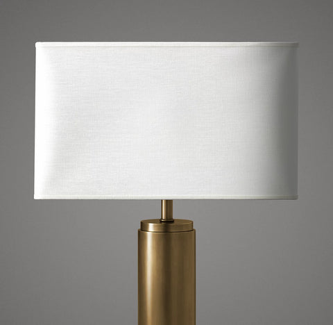 French Rectangular Linen Shade – Premium 100% Linen Lamp Shade