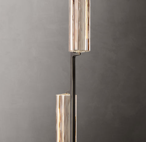 Audubon Crystal Linear Chandelier – Brass LED